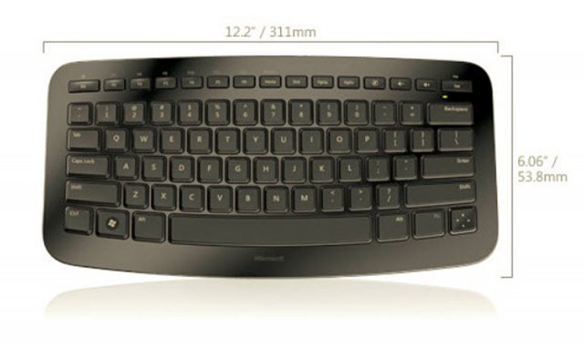 Microsoft Arc Keyboard - компактная беспроводная клавиатура (14 фото)